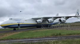 World's largest plane lands at Irish airport to deliver PPE to combat COVID-19