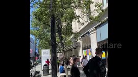 Huge queues for Selfridges reopening