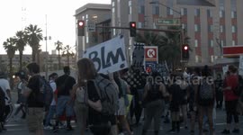 Black Lives Matter protesters march through downtown Phoenix