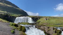 Beautiful Icelandic scenery is pristine without tourists