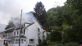 Firefighters respond to house fire in Girardville, Pennsylvania