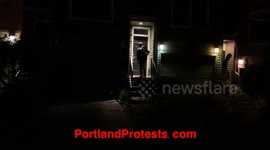 Protesters knock on doors and ring doorbells at 1am