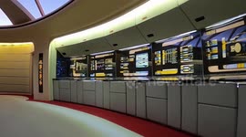 Star Trek fan creates miniature model of command centre bridge