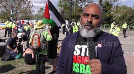 Police use force against Stop Arming Israel protesters at London weapons fair