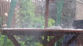 Powerful hailstorm hits near Bristol as thunderstorms sweep across UK