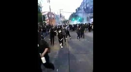 Pandemonium in Seattle as gas is used against unarmed protestors