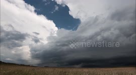 Stunning timelapse of thunderstorm over Ireland