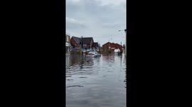 BMW caught in Beeston Flash Flood