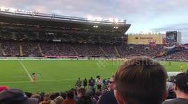 New Zealanders enjoy a rugby game after lockdown