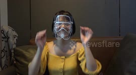 Thai mother creates Covid-19 face shields with Sci-fi and cartoon characters