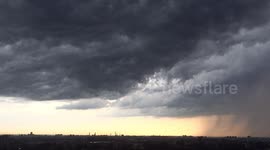 Thunderstorm marks end of record-breaking heat in St. Petersburg