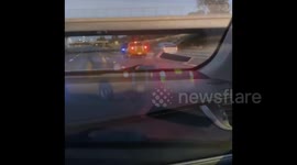 Officer on bike hit by a vehicle