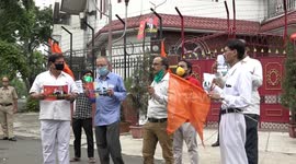 Anti-China protesters gather outside Kolkata's Chinese Consulate General in wake of military clashes