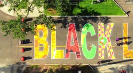 Florida African American museum reveals stunning Black Lives Matter mural for Juneteenth celebrations