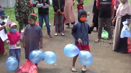 Three children, patients cured covid-19 left the quarantine location