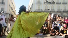 Concentración del movimiento 'Black lives matter' con una protesta en España
