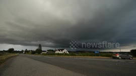Time Lapse - Evening Thunderstorm Near Cookstown