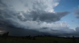 Time Lapse - Sudden Thunderstorm Over Omagh Road