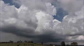 Time Lapse of Thunderstorm Formation With Towering Cumulus In N. Ireland