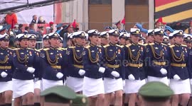 Russian forces rehearse ahead of postponed Victory Day parade