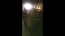 fire out Aftermath of Albert Pike Statue Toppling