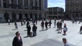 Small Black Lives Matter protest in Nottingham, UK