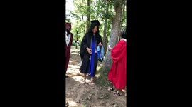At home graduation