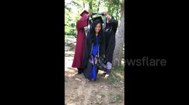 Atlanta family host at-home graduation for daughter