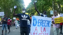 Manifestación en defensa de la sanidad pública
