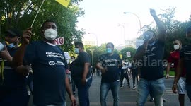 Manifestación en defensa de la sanidad pública