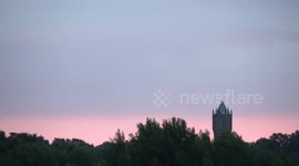 The Annual Summer Solstice Sunrise Spoilt By British Weather In East London
