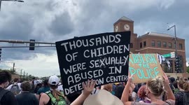 Minnesota protesters take to the streets calling for the abolition of ICE