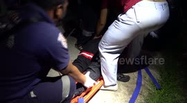 Cambodian woman rushed to hospital after being bitten by a centipede as she slept