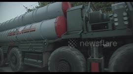 Victory parade (rehearsal) in honor of the 75th anniversary of the Second World War. Sevastopol