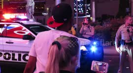 Black Lives Matter Protestors Yelling at Cops