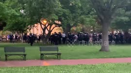 Police at Lafayette Square