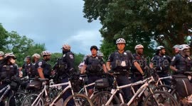 Police Pepper Spray Protesters on H Street