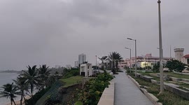Saharan Dust Plume over Sunrise in Caribbean Puerto Rico 2020