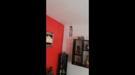 Chimes seen swaying after powerful earthquake hits Mexico