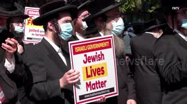 American Orthodox Jews protest Israeli government’s persecution of rabbi