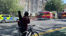 Firefighters on scene at house fire in Haringey, north London