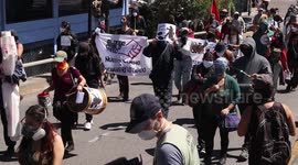 Protesters in Ecuador voice concerns about unemployment, president Lenin Moreno