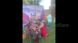 Disney parade makes dying dad and his family's dream come true