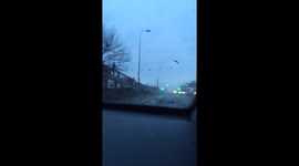 Dashboard Cam Timelapse - Snow Comparison Oldham to Rochdale