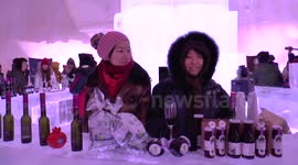 Ice wine bar in Harbin, China