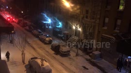 Blizzard hits Brooklyn in New York