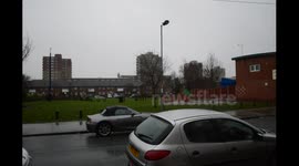 Start of the Cold weather with gales and hail 2015