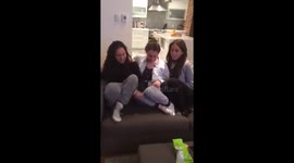Capturing the Priceless Reaction that Follows Baby Announcement!