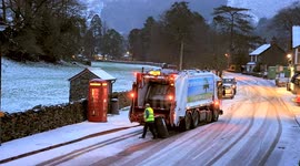 Picturesque Cumbria snow