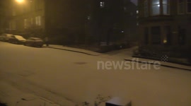 Snow in Glasgow